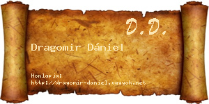 Dragomir Dániel névjegykártya